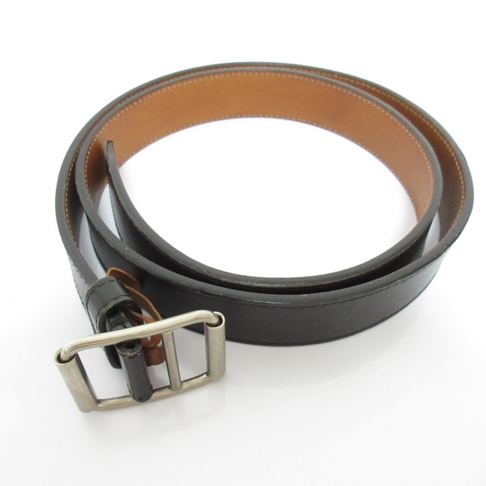 Valextra Leather Belt 100 Black (Men's & Women's)